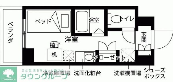 ウエリスアイビー世田谷仙川の物件間取画像